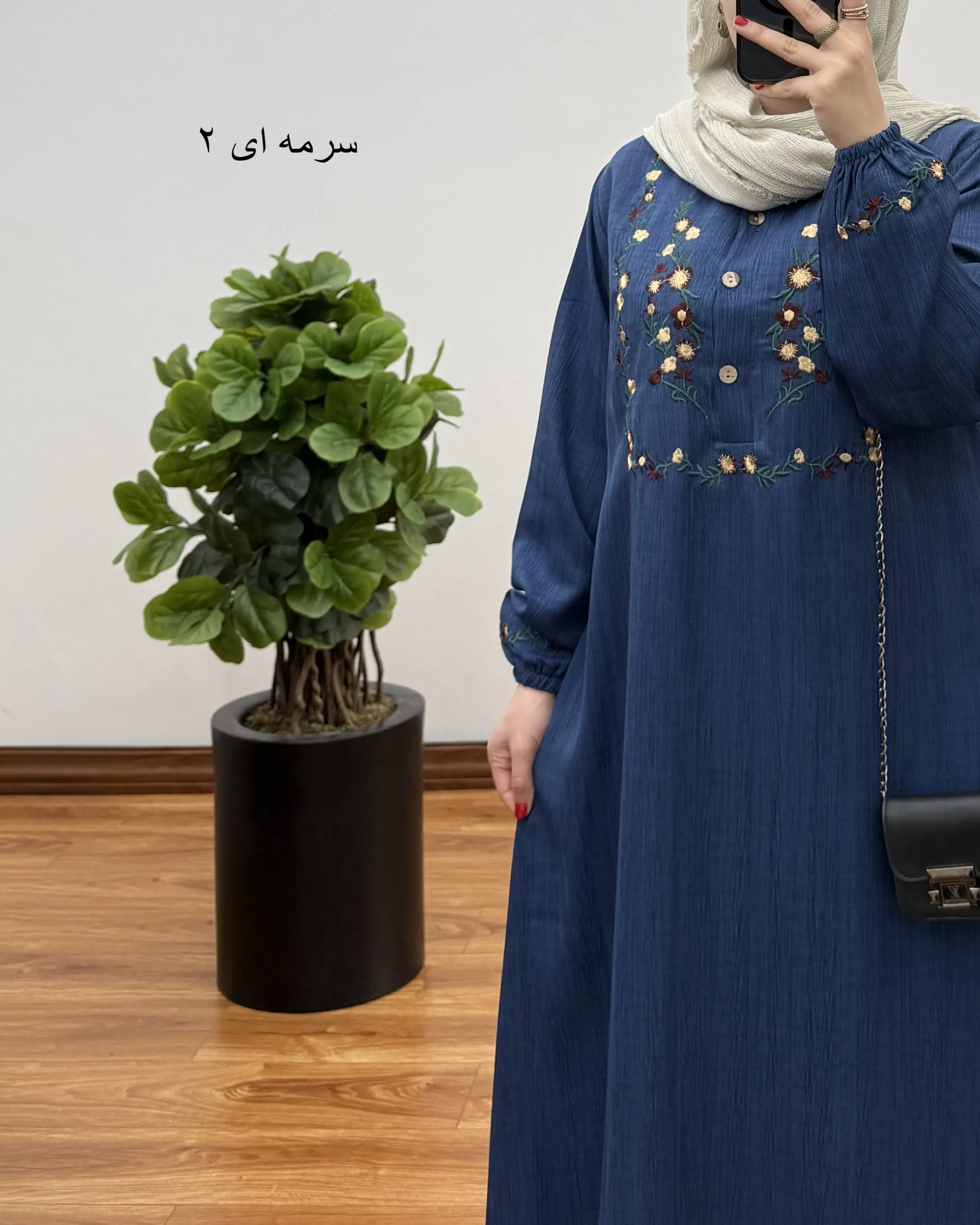 پیراهن مانتویی سوپرکلوش مدل مهرسانا